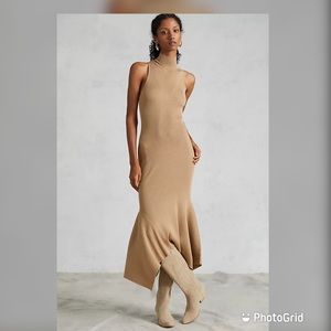 Anthropologie Mock neck Midi Dress NWT
